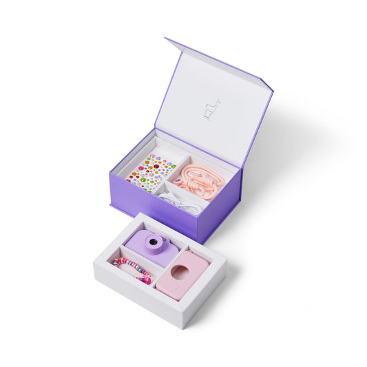 Lalarma – Digitale Kinderkamera Set "Rose" mit Silikonhülle & USB-C