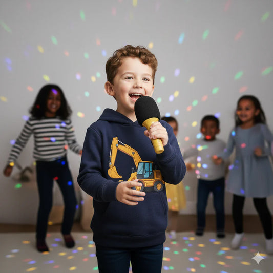 Lalarma – Bluetooth Kinder Mikrofon “Glitter Groove Gold”, Karaoke