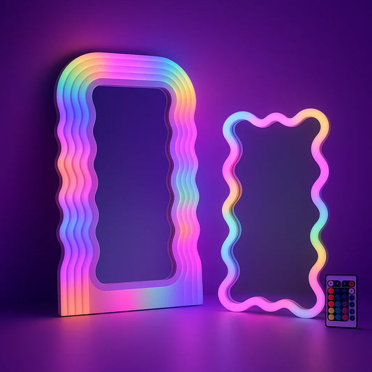 Lalarma – Kinder LED Spiegel aus Acryl “Magic Glow” fürs Kinderzimmer