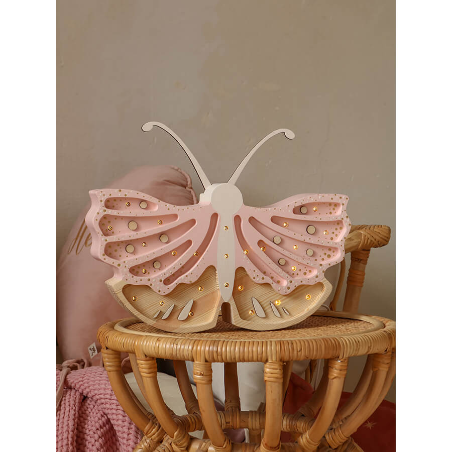 Little Lights - Kinderlampe "Butterfly Lamp - Strawberry Cream"