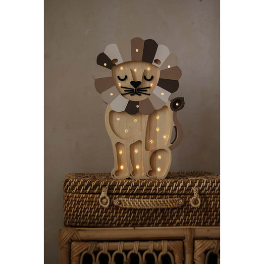 Little Lights - Kinderlampe "Lion Lamp - Cappuccino Rainbow"