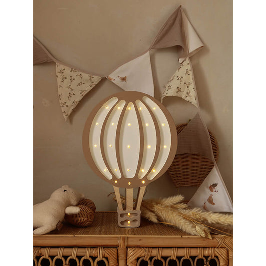 Little Lights - Kinderlampe "Hot Air Baloon Lamp - Light Brown"