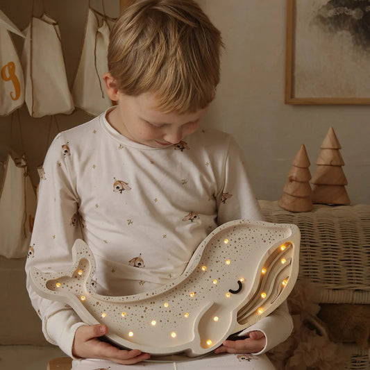 Little Lights - Kinderlampe "Whale Lamp - Albino White"