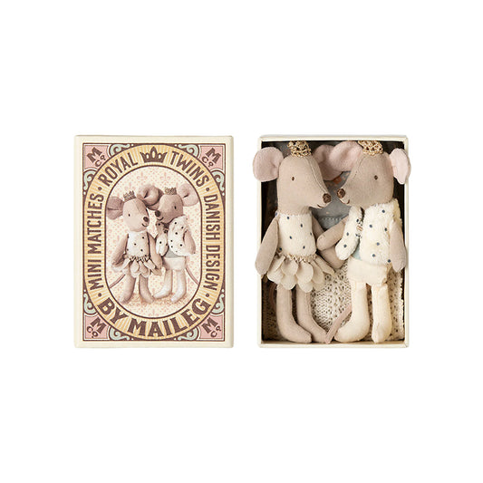 Maileg - Königliche Zwillingsmäuse, kleine Schwes. & Brud Maus