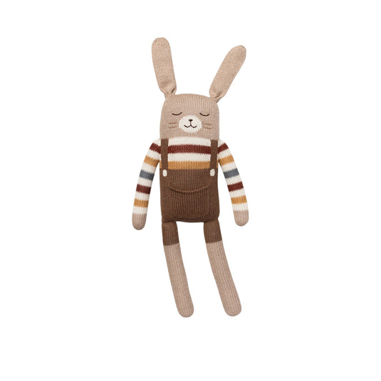 Main Sauvage - Kuscheltier "Large Bunny - Rainbow Sweater"