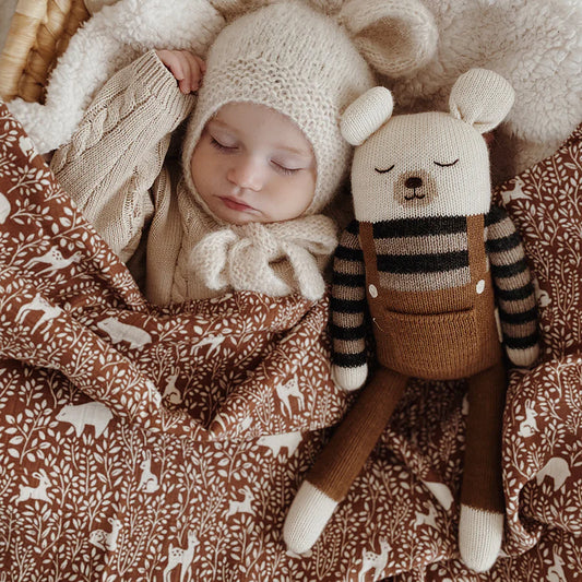 Main Sauvage - Kuscheltier "Big Polar Bear - Nut Overalls"