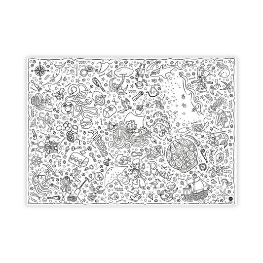 Mal Mich Bunt - Ausmal-Tischdecke Pirat