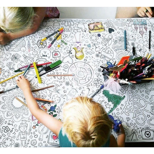 Mal Mich Bunt - Ausmal-Tischdecke Fantasie