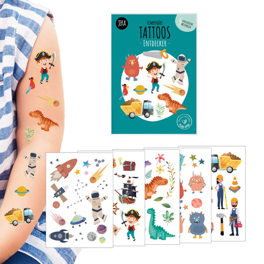 Mal Mich Bunt - Kindertattoo Set Entdecker