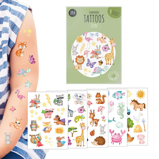 Mal Mich Bunt - Kindertattoo Set Tiere