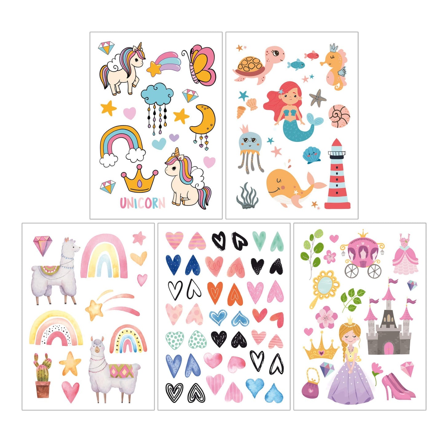 Mal Mich Bunt - Kindertattoo Set Fantasie