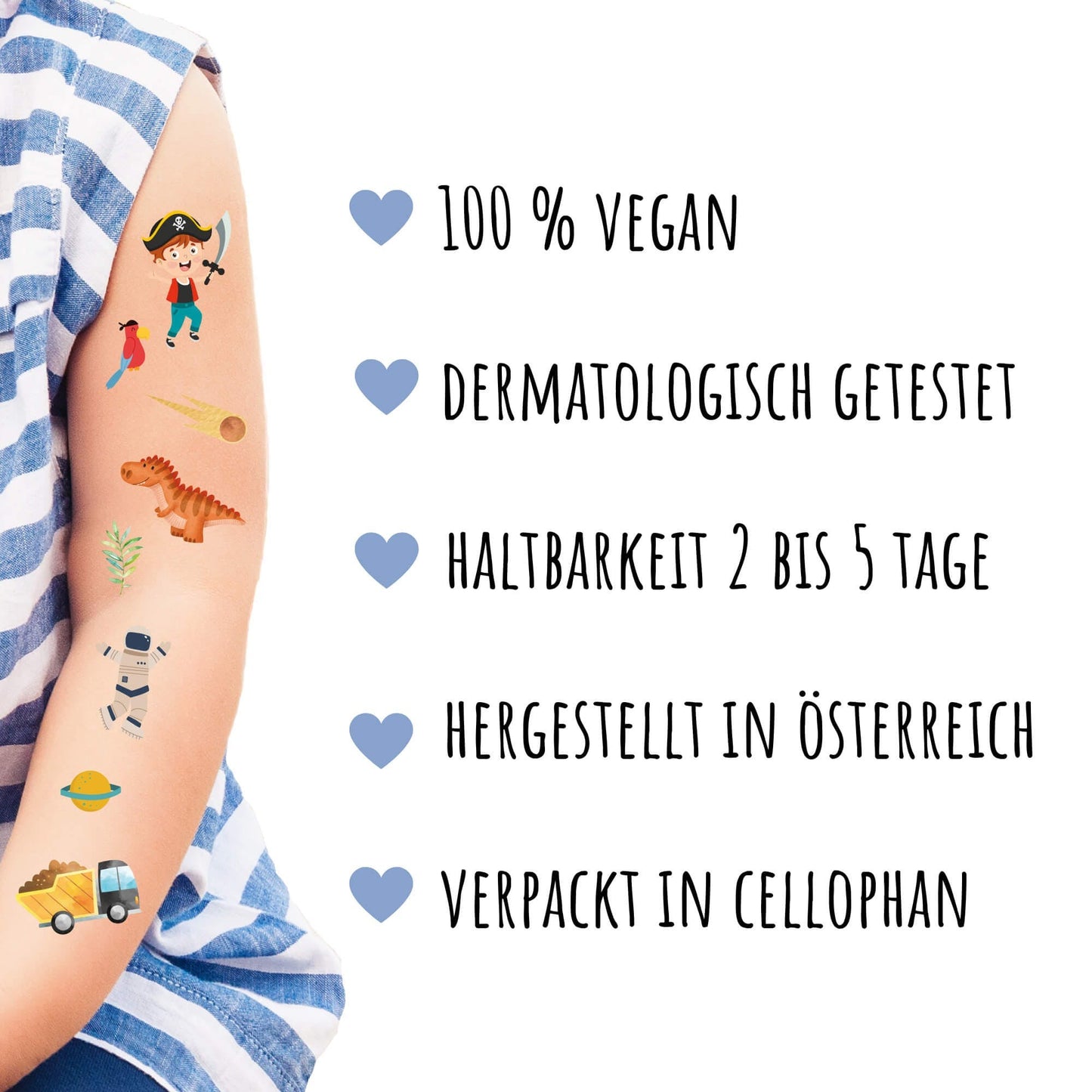 Mal Mich Bunt - Kindertattoo Set Entdecker