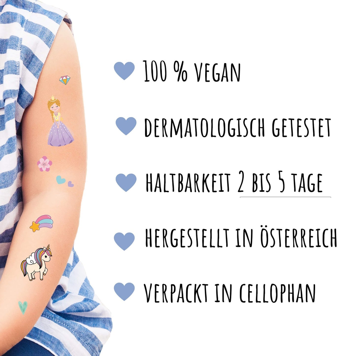 Mal Mich Bunt - Kindertattoo Set Fantasie