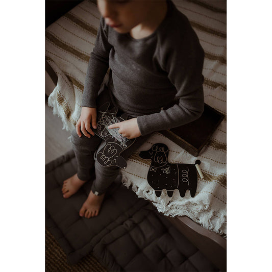 Milin - Kreidetafel Pudel