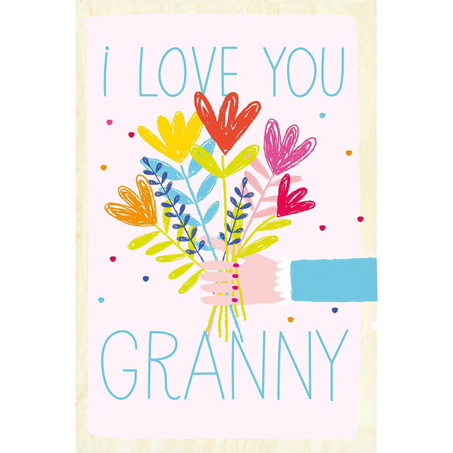 Milin – Holzkarte aus Naturholz, Postkarte & Grußkarte handgefertigt