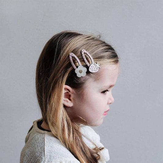 Mimi & Lula - Haarspangen "Strawberry", 5er Set