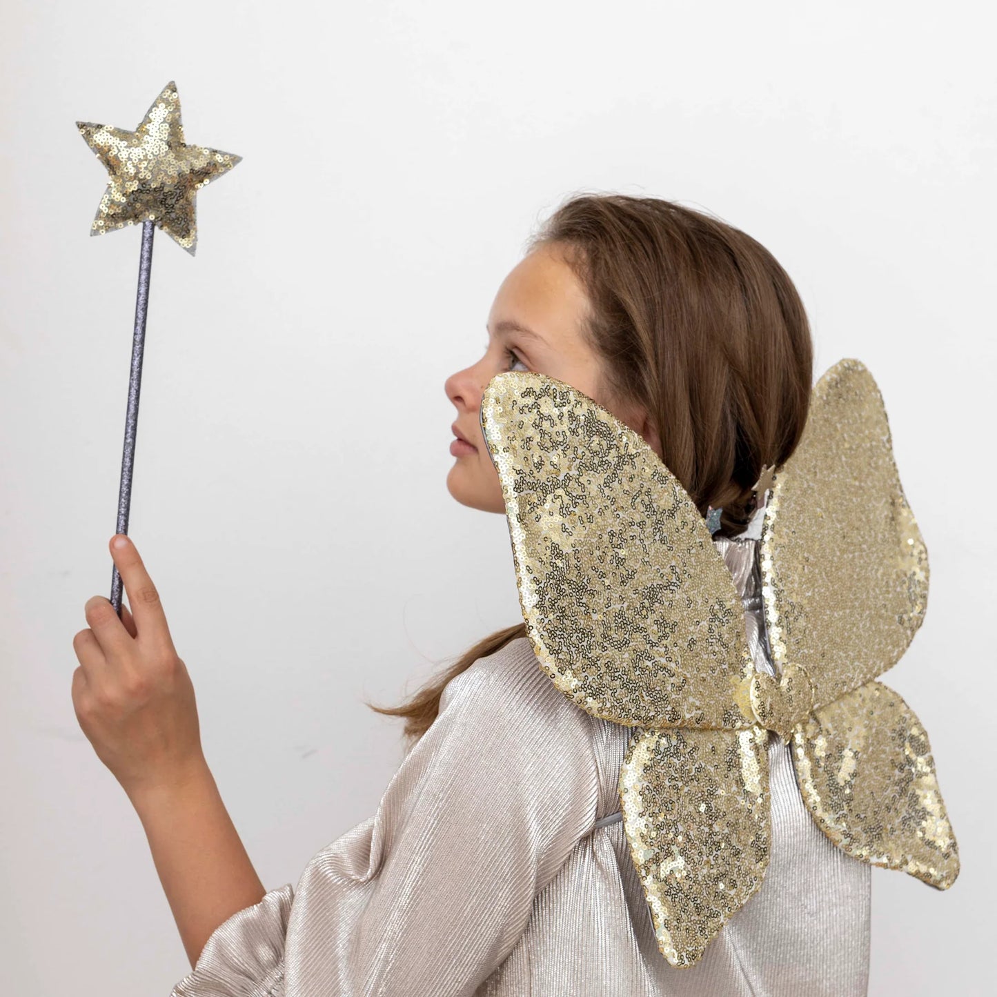 SCHMETTERLINGS-FLÜGEL GOLD SPARKLE SEQUIN