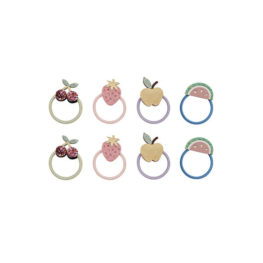 Mimi & Lula - Haargummis "Summer Fruit", 8er Set