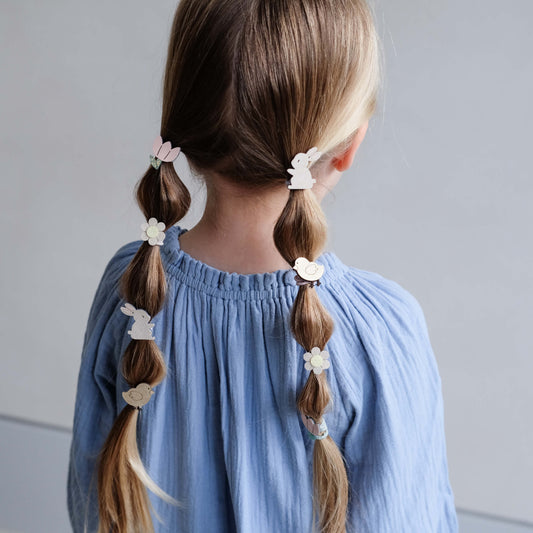 Mimi & Lula - Haargummis "Easter", 8er Set