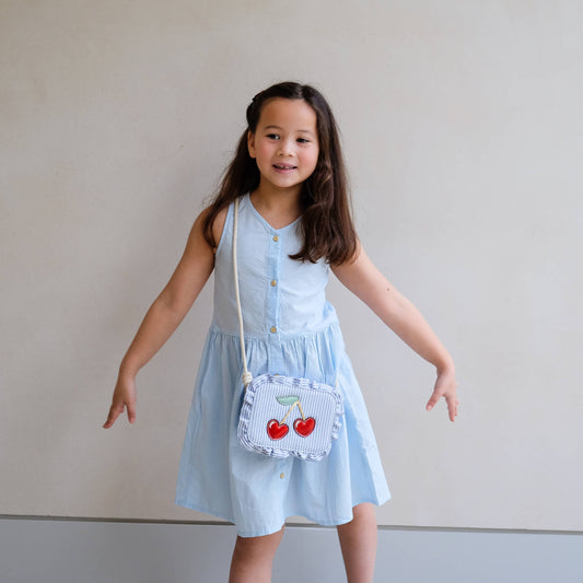 Mimi & Lula - Tasche "Striped Cherry", Umhängetasche für Kinder