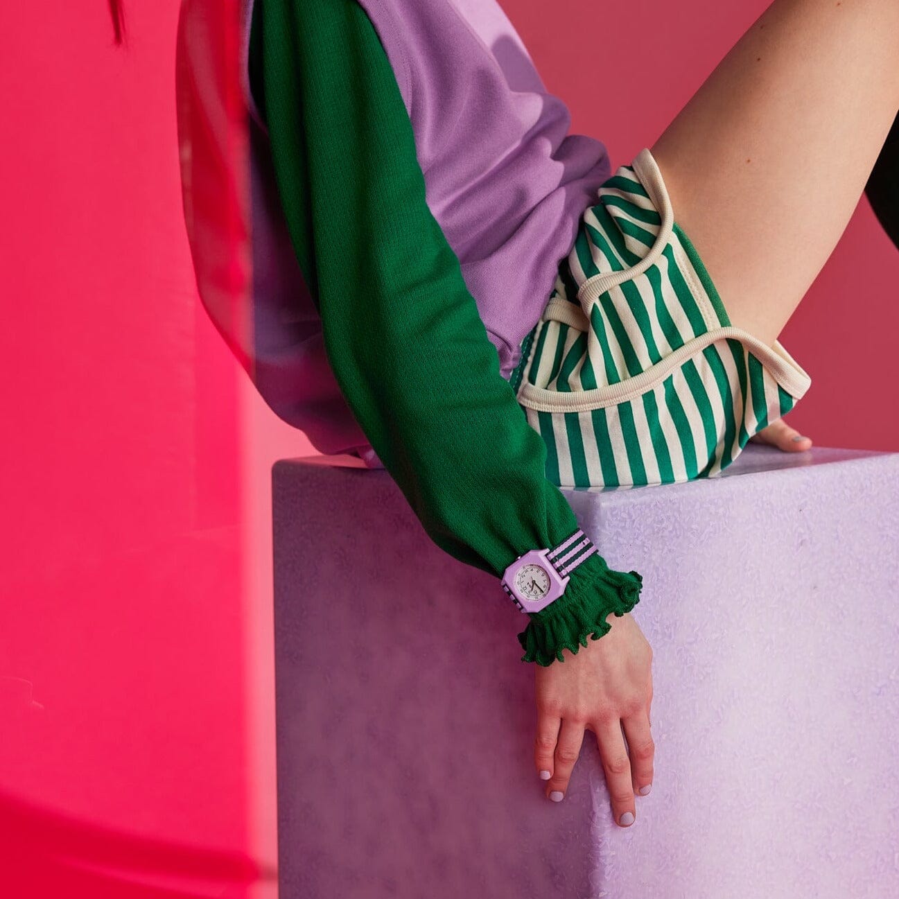 Mini Kyomo - Armbanduhr für Kinder "Lavender Field"