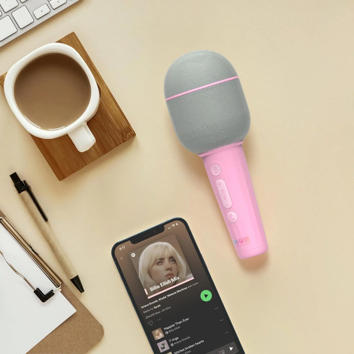 Mobility on Board – Karaoke Mikrofon „Micro Groovy Marshmallow“, MOB