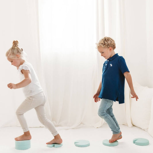 Moes - Spielsteine "Lily Pads" Turtle Green 5-tlg. Ab 2 Jahren