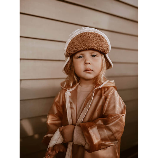 Mrs Ertha - warme Wintermütze "Ivory", Mütze für Kinder