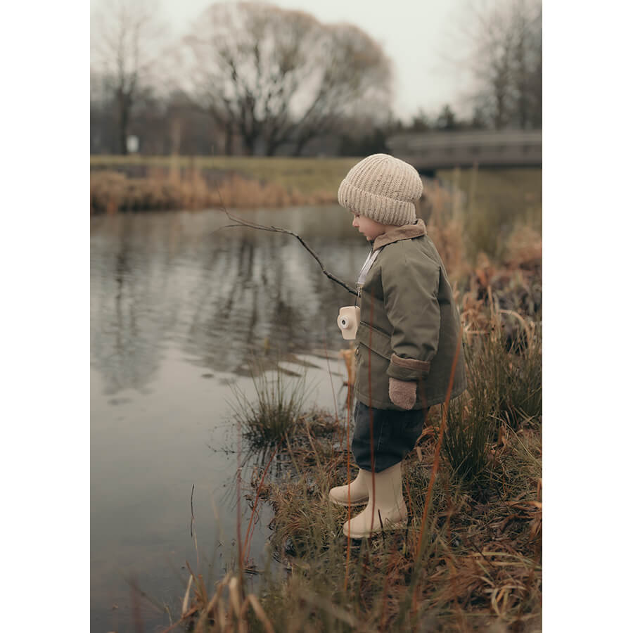 GUMMISTIEFEL WELLIES - TAUPE