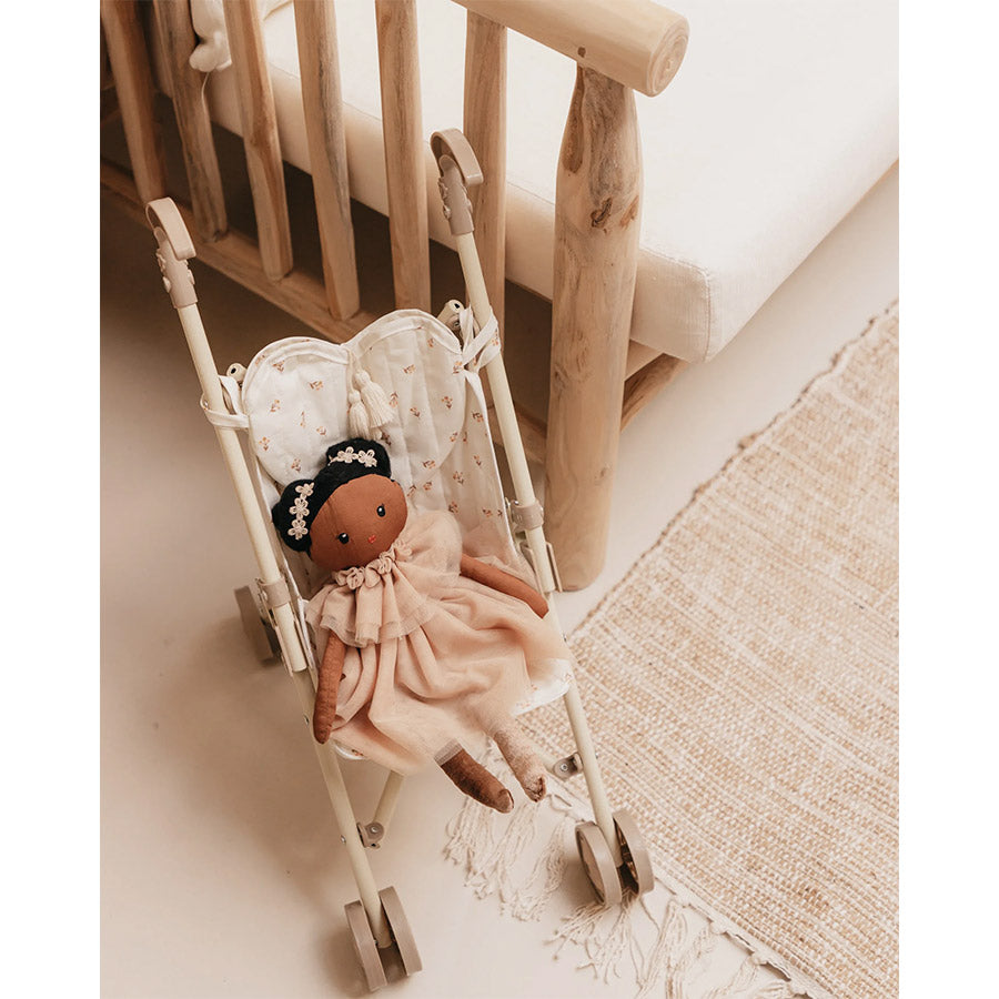 Mrs Ertha - Puppenwagen Buggy Doll Stroller "Flower Buds"