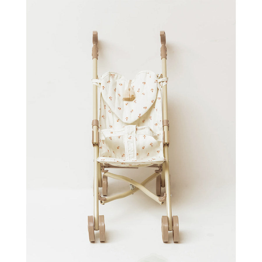 Mrs Ertha - Puppenwagen Buggy Doll Stroller "Flower Buds"