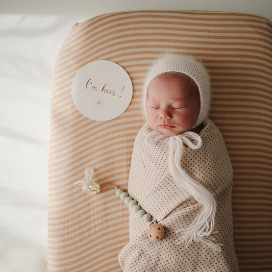 Mushie - Schnullerband "Eva Sage"