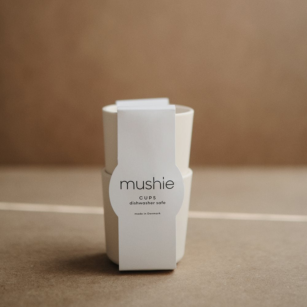 Mushie - Trinkbecher "Ivory", 2er Set