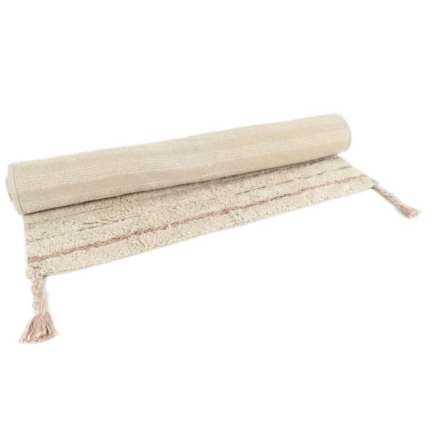 Natiot – Teppich "Dalia" Creme/Rosa 100x150cm