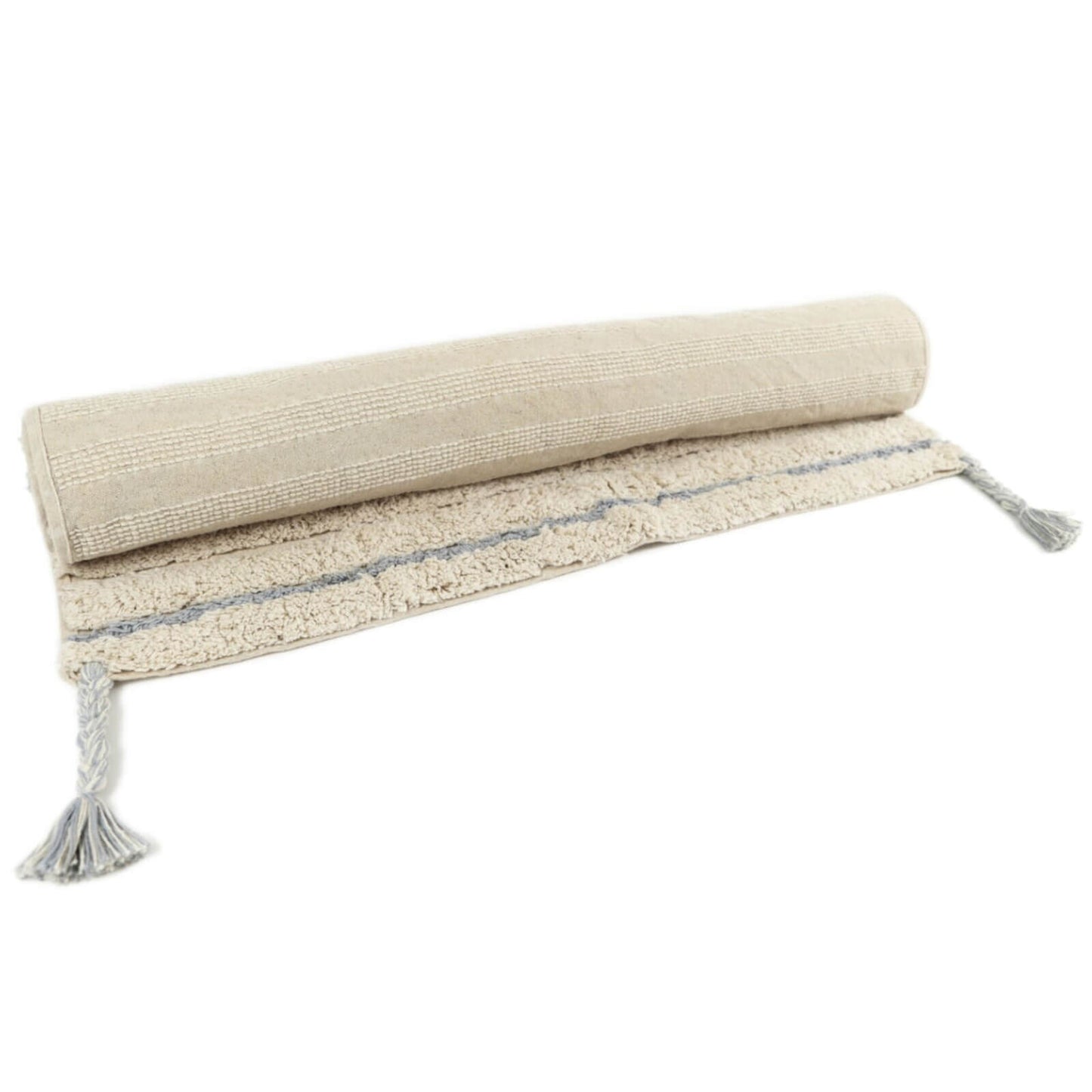 Natiot – Teppich "Dalia" Creme/Blau 100x150cm