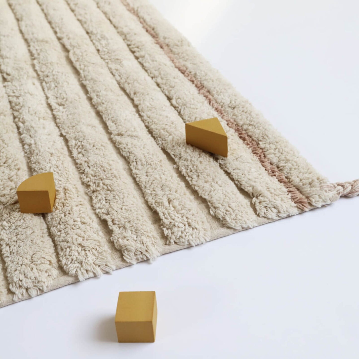 Natiot – Teppich "Dalia" Creme/Rosa 100x150cm