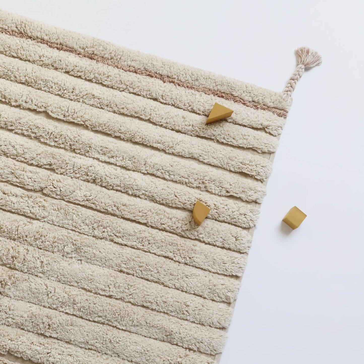 Natiot – Teppich "Dalia" Creme/Rosa 100x150cm