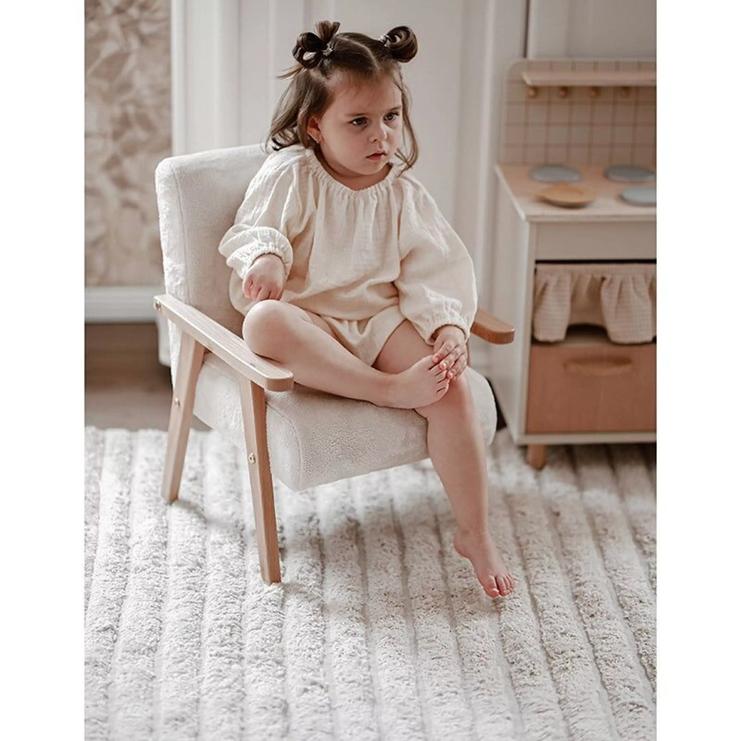 TEPPICH DALIA CREAM ROSE, WASCHBAR