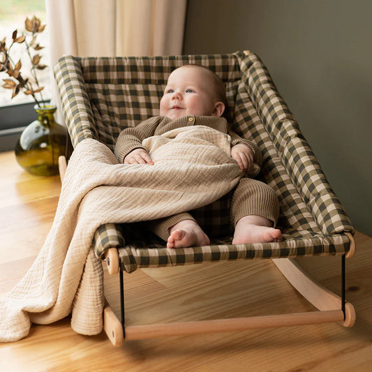 Nobodinoz – Babydecke "Wabi Sabi Ginger" aus 100% Bio-Baumwolle