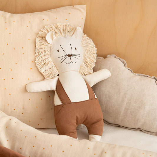 Nobodinoz – Kuscheltier „Gardener Lion“ aus Bio-Baumwolle