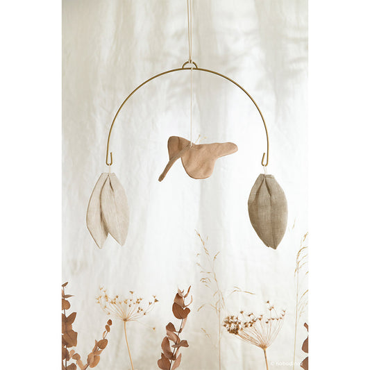 Nobodinoz – Mobile aus französischem Leinen, handgefertigt in Spanien