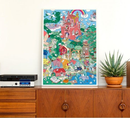 OMY - Großes Sticker Poster - Fantastic