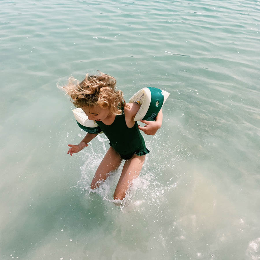 Petites Pommes - Schwimmflügel "Oxford Green", 2-6 Jahre