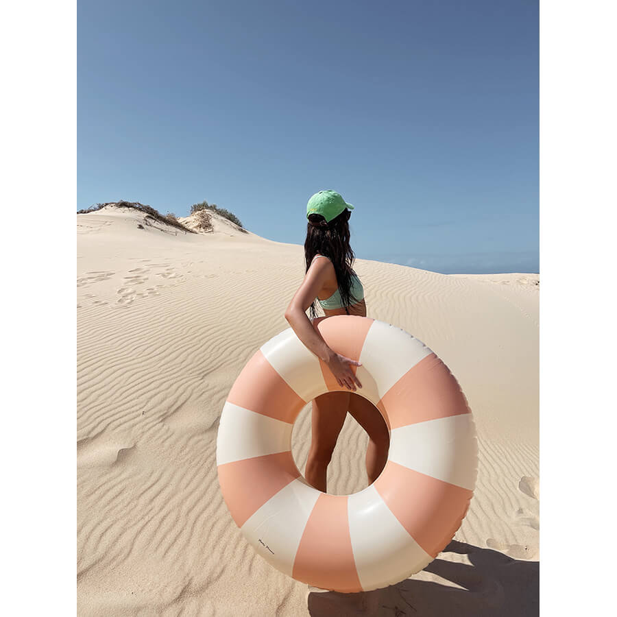 Petites Pommes - (90 cm) Schwimmring "Sally - Peach Daisy"