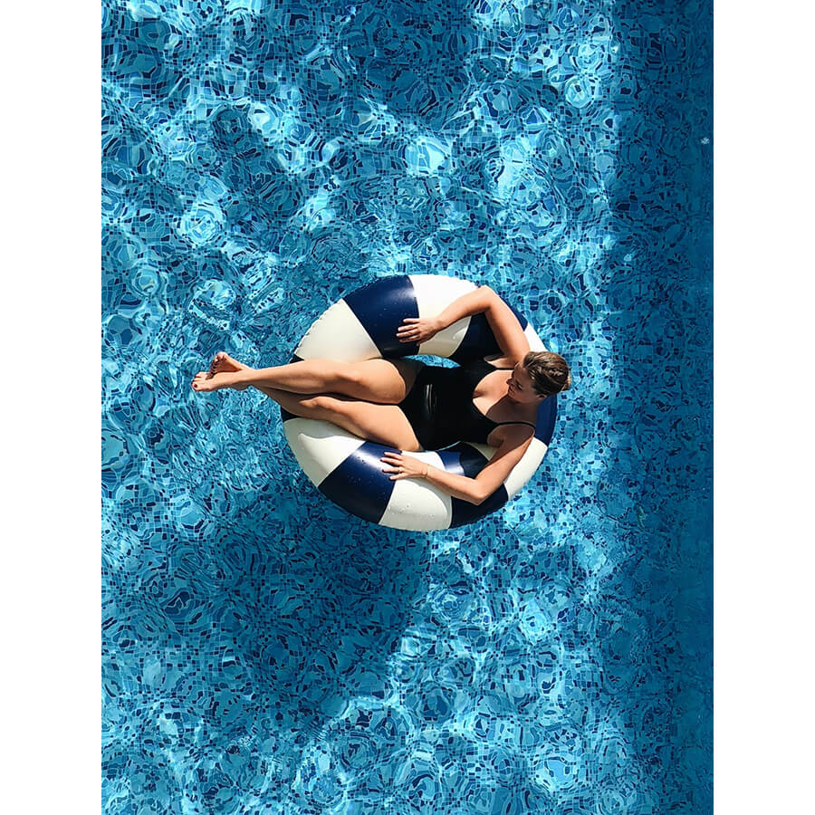 Petites Pommes - (90 cm) Schwimmring "Sally - Cannes Blue"