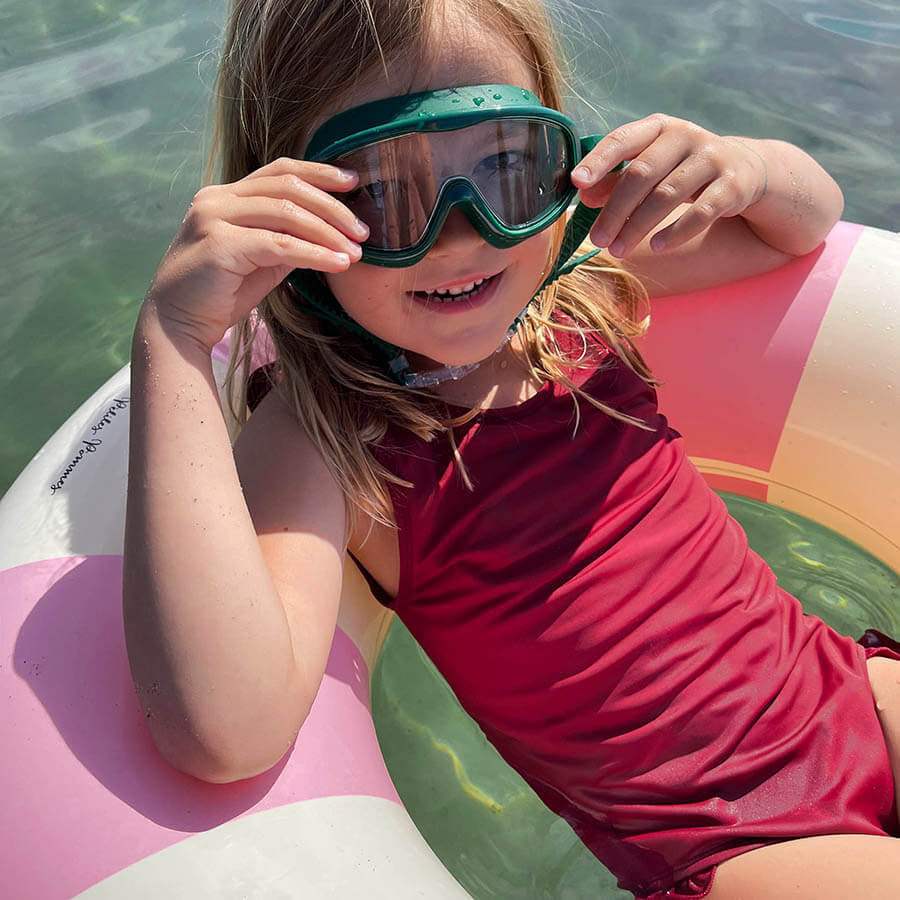 Petites Pommes - Schwimmbrille / Taucherbrille "Goggles - Oxford Green"