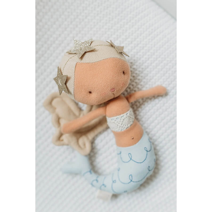 Picca Loulou Meerjungfrau Mermaid Pearl – handgefertigte Stoffpuppe