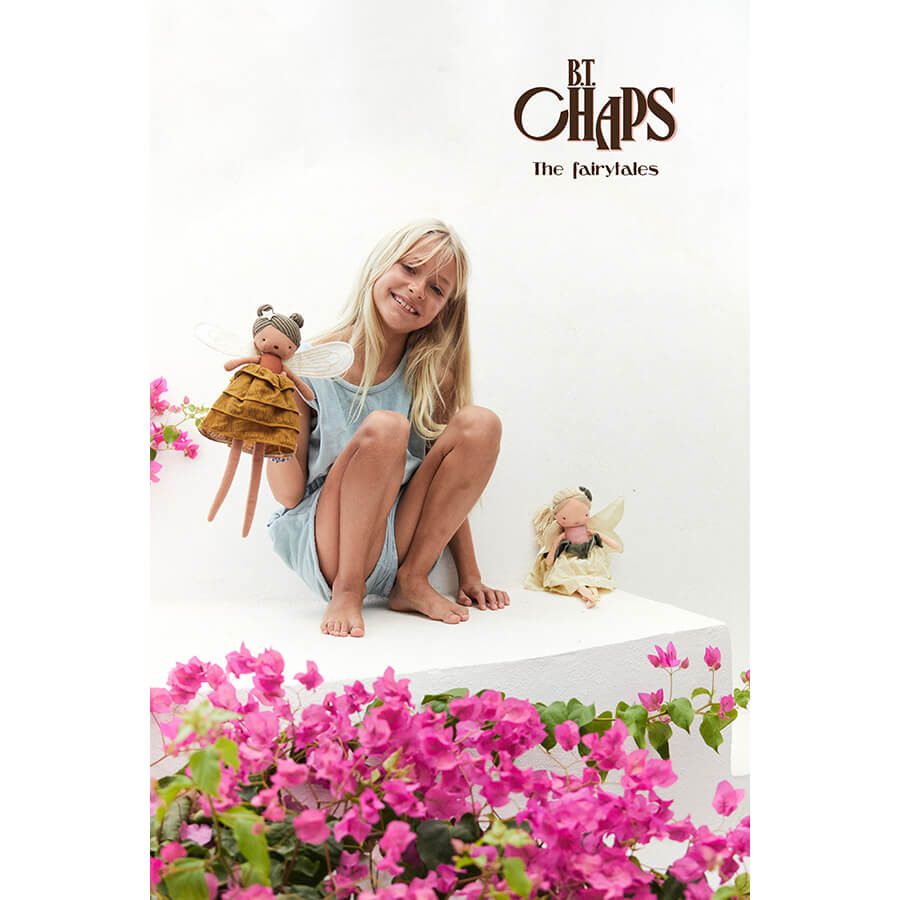 Picca Loulou - Stoffpuppe Felicity – handgefertigte Puppe aus Leinen