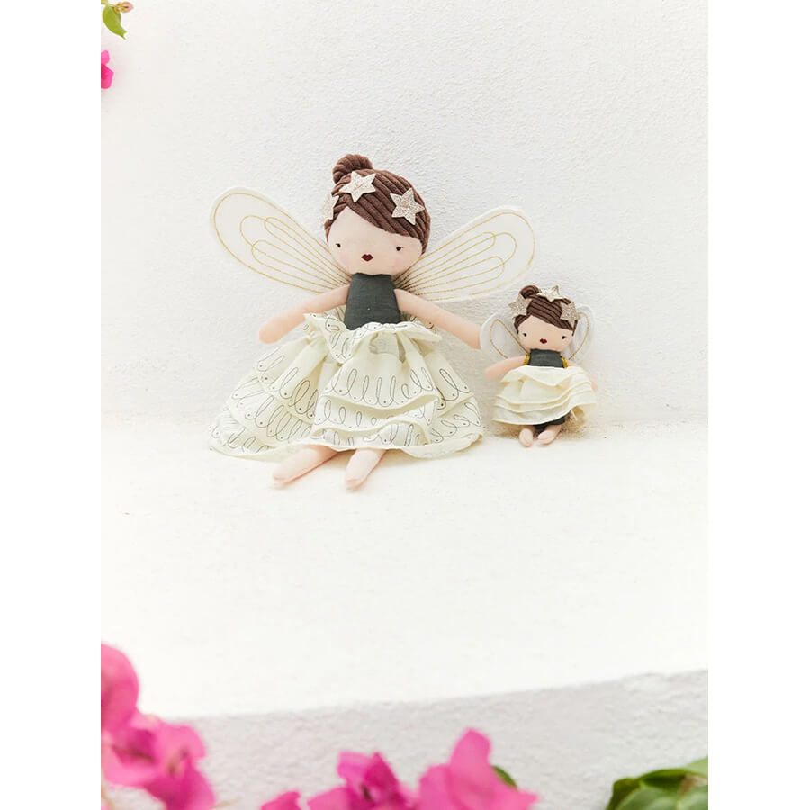 Picca Loulou Puppe Fee Mathilda – Mini Stoffpuppe in Geschenkbox 11 cm