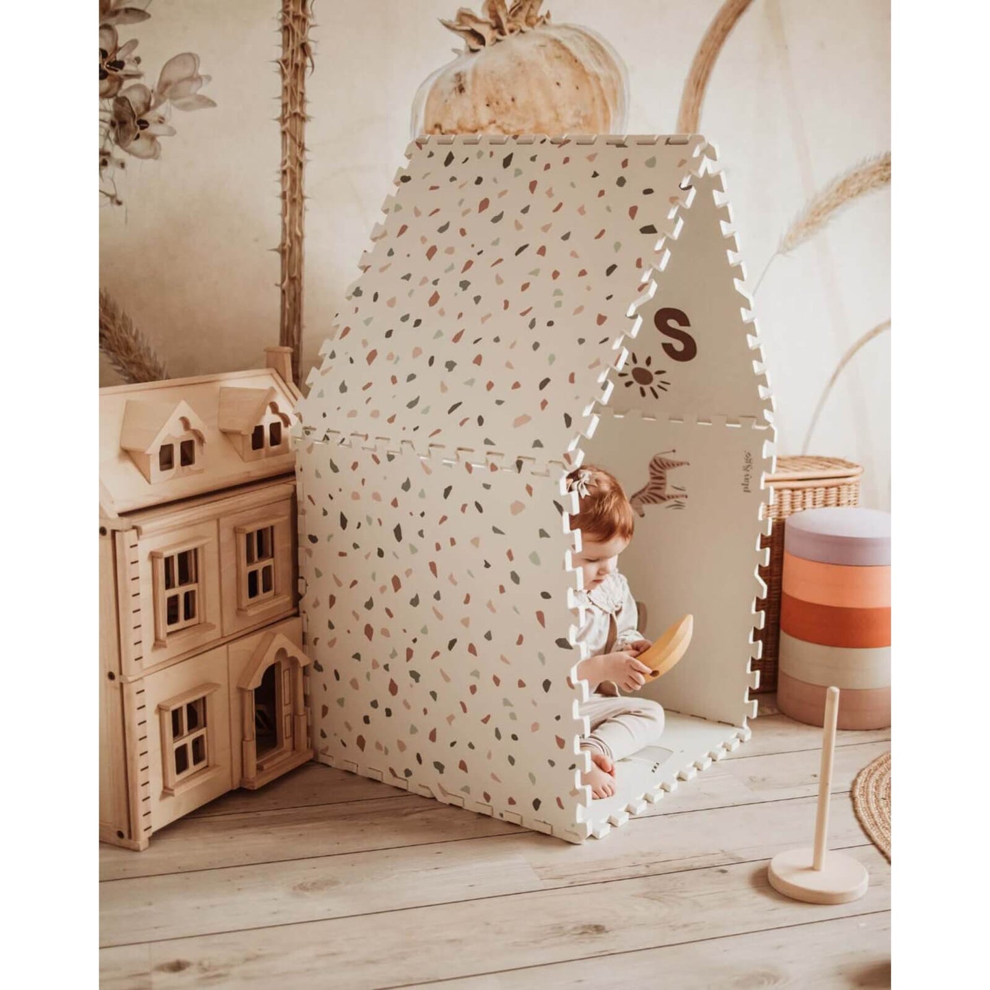 Play & Go – Puzzlematte "Eevaa" Abc Wendbar 180x180cm
